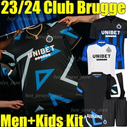 23/24 Club Brugge KV 4th Soccer Jerseys 130 ans 2023 2024 Fourth V.Badji 27 Mata 77 Kossounou 5 Vanaken 20 de Ketelaere 90 Lang 10 Jersey Football Shirtmen Kids Kit Socks