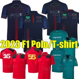 5XL 2023 Formule 1 Motorsport MAX VERSTAPPEN Maillots f1 t-shirt Racing Team ensembles de course rouges SERGIO PEREZ T-shirt Fans de voiture POLO Logo de voiture modèle moto Chemise