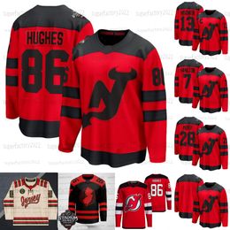 Devil 2024 Stadium Series Hockey Jersey Jack Hughes Nico Hischier Jesper Bratt Ondrej Palat Simon Nemec Vitek Vanecek Brendan Smith John Marino Luke Hughes