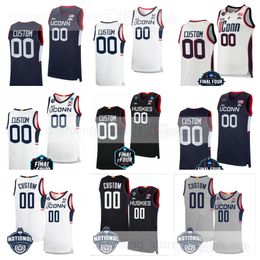 Ncaa basketbalshirt 5 Paige Bueckers Hawkins 15 Walker 34 Allen 3 Joey Calcaterra 32 Hamilton 2 Bouknight 4 Nahiem Alleyne 35 Samson Johnson 23 Jayden Ross