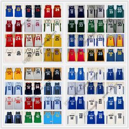 NCAA Basketbal Jersey Fox Tatum Westbrook Lillard Booker Brunson Irving Ball McGrady Williamson Petrovic Redick Smith Johnson Bamba Rose Ginóbili Doncic