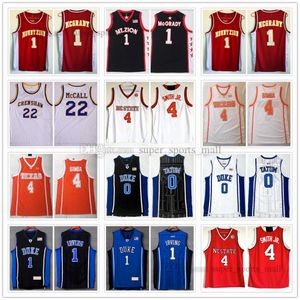 NCAA Basketball Jerseys Tracy Collin McGrady Sexton 4 Jr Mohamed Smith Bamba Jayson 0 Tatum 1 Kyrie Zion Irving Williamson Jersey