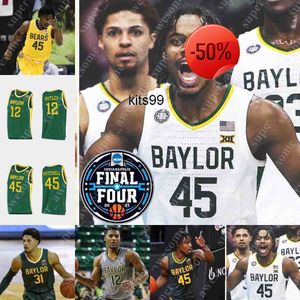 NCAA Baylor Bears basketbalshirt Adam Flagler LJ Cryer Keyonte George Flo Thamba Jalen Bridges Langston Love Dale Bonner Caleb Lohner