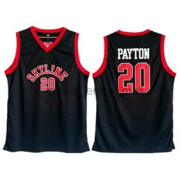 NCAA Black Skyline High School Basketball Jerseys College #20 Gary Payton Jersey Mens Gary Payton Shirts maat S-XXL