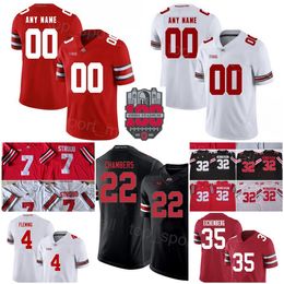 NCAA College 100e Football 35 Eichenberg Jersey Ohio State Buckeyes Chris Olave Garrett Wilson Ronnie Hickman Teradja Mitchell Josh Proctor Cody Simon Hommes Femmes