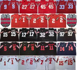 NCAA College Football 97 Joey Bosa Jersey 100th Ohio State Buckeyes 27 Eddie George 45 Archie Griffin 11 Jaxon Smith-Njigba 7 Dwayne Haskins Ezekiel Elliott genaaid