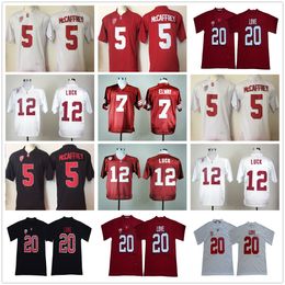 NCAA College Football Jerseys 20 Bryce Love 5 Christian McCaffrey 7 John Elway 12 Andrew Luck Jersey