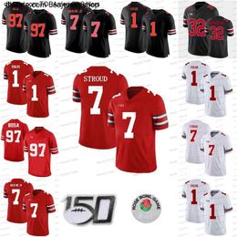 NCAA College Football Jerseys Ohio State Buckeyes 1 Justin Fields Stroud7 Haskins Jr 97 Nick Bosa 32 Henderso