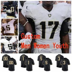 NCAA College Jerseys Army Black Knights 61 Joe Steffy 7 Jaylon Mcclinton 8 Kein Hopkins Jr. 82 Alejandro Villanueva Football personnalisé cousu