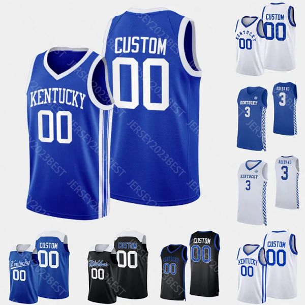 NCAA College Kentucky Basketball Jersey Antonio Reeves Rob Dillingham Tre Mitchell D.J.Wagner Reed Sheppard Justin Edwards Thiero Bradshaw Tshiebwe