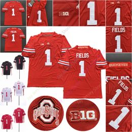 NCAA College Ohio State Buckeyes Football Jerseys OSU Justin Fields J.K.JK Dobbins Dwayne Haskins Jr. Jr Eddie George Nick Bosa Elliott