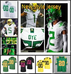 Ncaa College Oregon Ducks Maillots de football Bo Nix Sean Dollars Troy Franklin Justin Flowe Noah Sewell Justin Herbert Kayvon Thibodeaux Mar'K