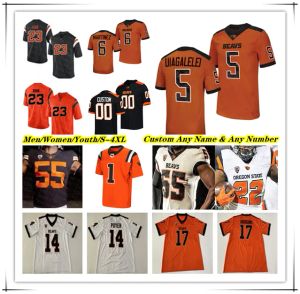 Ncaa College Oregon State Beavers Maillot de football DJ Uiagalelei Damien Martinez Silas Bolden Easton Mascarenas-Arnold John McCartan Anthony