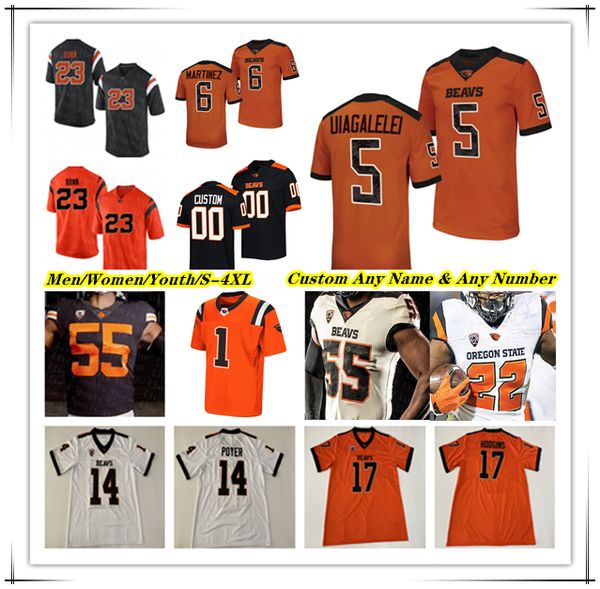 Ncaa College Oregon State Beavers Maillot de football DJ Uiagalelei Damien Martinez Silas Bolden Easton Mascarenas-arnold John Mccartan Anthony Gould Deshaun