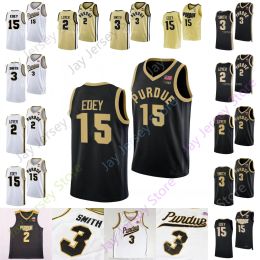 NCAA College Purdue Boilermakers Basketball Jersey Zach Edey Braden Smith Fletcher Loyer Lance Jones Kaufman-Renn Mason Gillis Glenn Robinson Ivey Morton