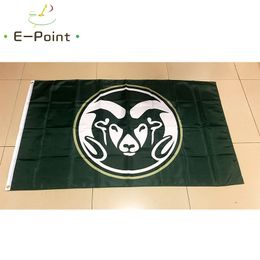 NCAA Colorado State Rams polyester Drapeau 3ft * 5ft (150cm * 90cm) Drapeau Bannière décoration volant maison jardin extérieur cadeaux