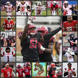 NCAA Custom Ball State Cardinal Football Jersey 12 Jayshon Jackson 62 Curtis Blackwell 44 Drayton Charlton-Perrin 34 Brayden Evans 90 Joshua Tarango 43 Rae'Quin Lee