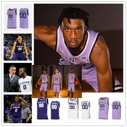 NCAA Custom Kansas State Wildcats Basketbal Jersey 25 Ismael Massoud 33 Logan Landers 0 Mike McGuide 20 Kaosi EzeaGu 14 Drew Honas 3 Dajuan Gordon 5 Rudi Williams