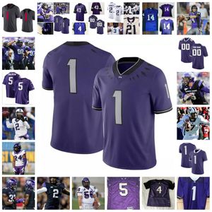 NCAA Custom TCU Horned Frogs Stitched Football Jersey 2 Trevone Boykin 21 Dctf Live 0 Marcel Brooks 1 Quentin Johnston Garrett Hayes Shadrach Banks Jaquaze Sorrells