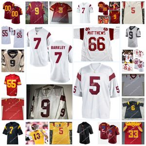 NCAA Custom USC Trojans Football Jersey 80 Deontay Burnett 2 Robert Woods 6 Mark Sanchez 42 Ronnie Lott Sam Darnold Ronald Jones II 3 Carson Palmer Isaac Whitney Jersey