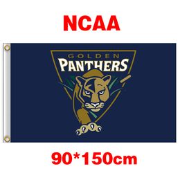 NCAA FIU PANTHERS TEAM POLYESTER VLAG 3FT * 5FT (150 cm * 90 cm) Vlag Banner Decoratie Flying Home Garden Outdoor Gifts