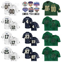 NCAA Football College Jerseys 17 Jack Coan 23 Kyren Williams 12 Tyler Buchner 25 Chris Tyree 87 Michael Mayer 4 Kevin Austin Jr Université