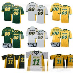 Maillot de football NCAA NDSU Bison 0 Zach Mathis 3 RaJa Nelson 82 Joe Stoffel 43 Logan Kopp 40 Sam Jung 36 Nick Kubitz 54 Jake Kava 23 Jayden Price 47 Luke Weerts