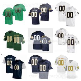 Maillot de football NCAA Notre Dame Fighting Irish 76 Joe Alt 5 Cam Hart 26 Chase Dixon 10 Sam Hartman 59 Aamil Wagner 91 Aiden Gobaira 39 Andrew Yanoshak 70 Ashton Craig