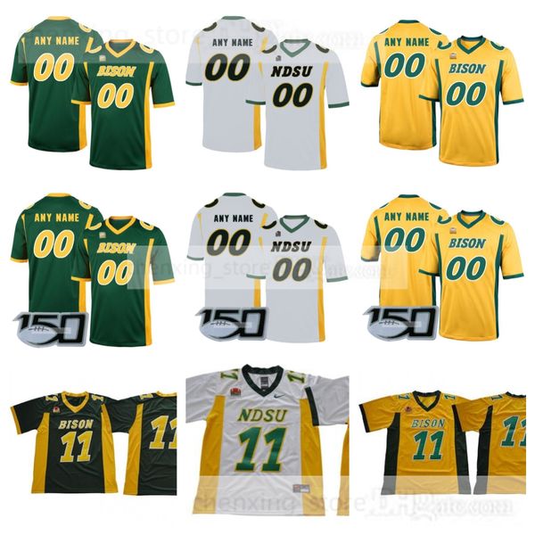 Camisetas de fútbol de la NCAA NDSU Bison 0 Zach Mathis 3 RaJa Nelson 82 Joe Stoffel 43 Logan Kopp 40 Sam Jung 36 Nick Kubitz 54 Jake Kava 23 Jayden Price 47 Luke Weerts