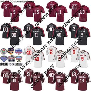 NCAA Football Texas A M Aggies College 2 Johnny Manziel Jersey 9 Ricky Seals-Jones 15 Myles Garrett 13 Mike Evans 11 Josh Reynolds 40 von