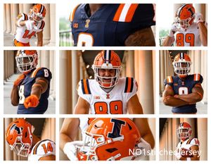 FÚTBOL DE ILLINOIS DE LA NCAA 66 Jordyn Slaughter 84 Owen Anderson 4 Jer'Zhan Newton 6 Ashton Hollins 10 Donovan Leary 17 Gabe Jacas 9 Tyson Rooks 37 Solo Turner