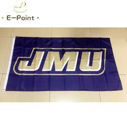 NCAA James Madison Dukes Flag 3 * 5ft (90cm * 150cm) Bandera de poliéster Decoración de la bandera Flying Home Garden Flag Regalos festivos