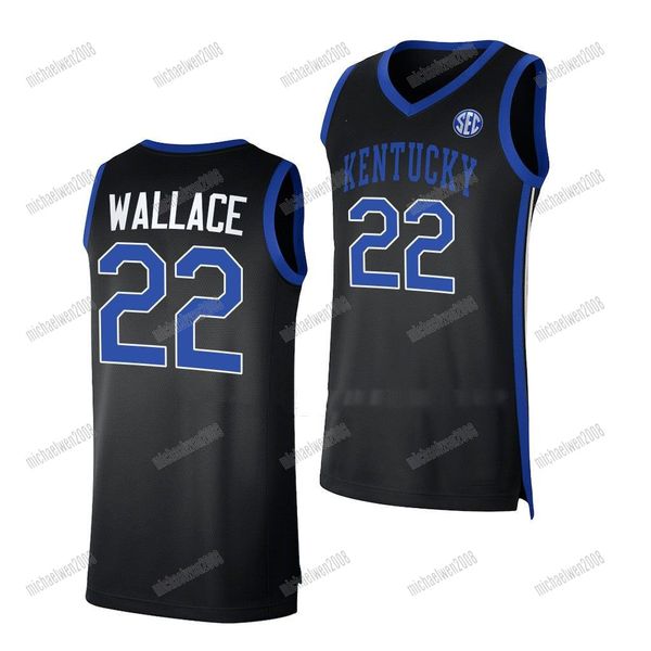 NCAA Kentucky Wildcats College Basketball Jersey Sahvir Wheeler Kareem Watkins Lance Ware Cason Wallace Oscar Tshiebwe Jacob Toppin Adou Thiero Antonio Reeves