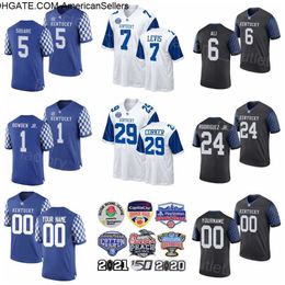 NCAA Kentucky Wildcats College Football 18 Randall Cobb Jersey 14 Patrick Towles 10 Vito Babe Parilli 70 Bob Gain 79 Lou Michaels 1 Tim Couch Pour les fans de sport