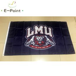 NCAA LOYOLA Marymount Lions Polyester Vlag 3ft * 5ft (150cm * 90 cm) Vlag Banner Decoratie Flying Home Garden Outdoor Gifts