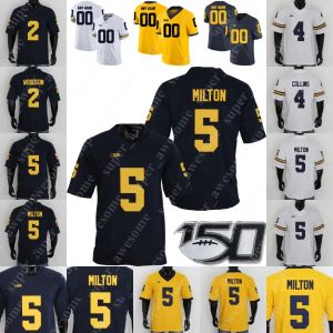 Maillot de football NCAA Michigan R.J. Moten Nikhai Hill-Green Gemon Green Mike Morris Rod Moore Brad Hawkins Christopher Hinton Junior Colson D