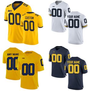 NCAA Michigan Wolverines College voetbalshirts 84 Sean McKeon 82 Nick Eubanks 9 Donovan Peoples-Jones 7 Tarik Black 2 Jake Moody 5 Milton Patterson Custom Jersey