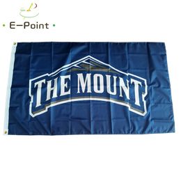 NCAA Mount St. Mary's Mountaineers Flag 3 * 5ft (90cm * 150cm) Bandera de poliéster Decoración de la bandera Flying Home Garden Flag Regalos festivos