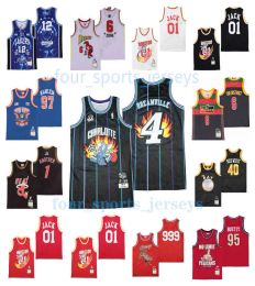 Camisetas de baloncesto de la película NCAA Dreamville Jcak Zone Harlem The District Otro Boutit Sick Wid It Hombres Talla S-