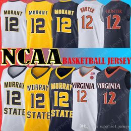 Ncaa Murray State University 12 camiseta de baloncesto Universidad de Virginia 12 Deandre Hunter