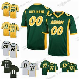 NCAA NDSU College Football Jerseys Bisons Lance Dunn Jersey Dimitri Williams Adam Cofield Ty Brooks North Dakota State Jerseys cousus sur mesure n'importe quel nom n'importe quel numéro