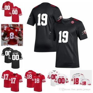 NCAA Nebraska Cornhuskers College Football Maillots Prince Amukamara Jersey Roger Craig Rex Burkhead Richie Incognito Maillots cousus sur mesure