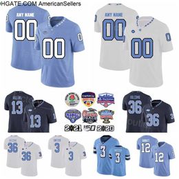 NCAA North Carolina Tar Heel College Football 3 Ryan Switzer Jersey 12 Marquise Williams 13 Mack Hollins 36 Cole Holcomb 21 Chazz Surratt Custom Name