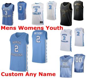 NCAA Caroline du Nord Tar Heels Jeremiah Francis Jersey Harris 42 Brandon Huffman 55 Christian Keeling Maillots de basket-ball pour hommes personnalisés