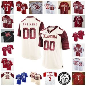 NCAA Oklahoma OU College Stitched voetbalshirt 2 Jeff Badet 14 Sam Bradford 93 Gerald McCoy Aaron Colvin Adrian Peterson Brian Bosworth MARK ANDREWS Kyler Murray