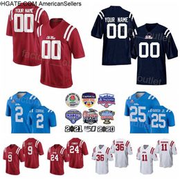 NCAA Ole Miss Rebels College Football 24 Snoop Conner Jersey 25 Henry Parrish Jr 11 Dontario Drummond 36 Ashanti Cistrunk 2 Matt Corral 9 Jerrion Ealy Team