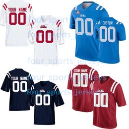 NCAA Ole Miss Rebels College Football Jerseys Deuk Waterman Wydner Bentley IV Bullock Evans Jones Judkins McAfee Miller Woullard Boucvalt Brown Buckhaulter