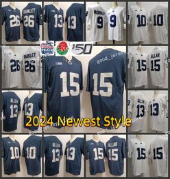 NCAA Penn State Nittany Lions College Football Jerseys 26 Saquon Barkley 15 Drew Allar 13 Kaytron Allen 11 Abdul Carter 9 McSorley 14 Sean Clifford AAA