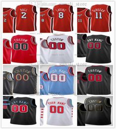 Maglie da basket stampate NCAA Nikola 9 Vucevic DeMar 11 DeRozan Zach 8 LaVine Lonzo 2 Ball Alex 6 Caruso Patrick 44 Williams Coby 0 White