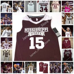 NCAA Stitched Mississippi State Bulldogs basketball Jersey 4 Jessika Carter 5 Rickea Jackson 11 Kn'isha Godfrey 12 Mia Moore 15 Alasia Hayes 10 Aislynn Hayes Maillots